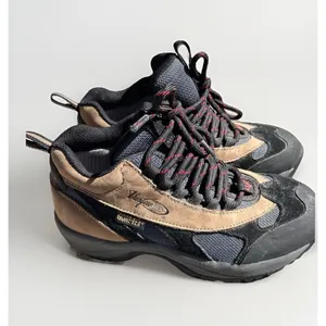 Vasque Womens 7.5 Gore-Tex VST Hiking Shoes Brown Black Suede‎ Waterproof Trail thumbnail 4