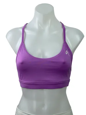 Oner Active Everyday Purple Racerback Workout Active Sports Bra Crop Tank Top S thumbnail 1