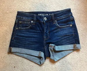 American Eagle Denim Shorts Shortie Super Stretch thumbnail 1