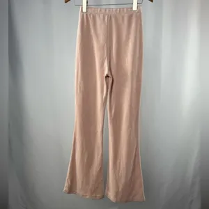 Majorelle Cameo Velour Pant‎ in Pink Dust Size Extra Small thumbnail 6