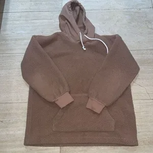 Madewell Womens Bubble-Sleeve Hoodie Sweatshirt Long Sleeve‎ Brown Size Small thumbnail 3
