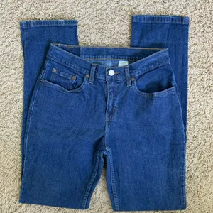 *90s* 510 lower rise slim fit size 6 L blue jeans thumbnail 1