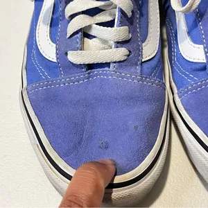 Vans Old Skool Low-Top Skate Shoes Blue Suede Size 8 thumbnail 8