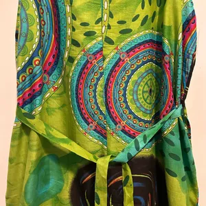 NWT XL Junglee Billee Sleeveless Boho Dress Tie Back & Pockets thumbnail 5
