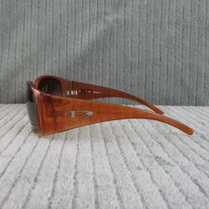 New Divine Eyewear Vixen Orange Fade/Amber Gradient Sunglasses NWT Women's thumbnail 3