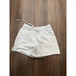 Tna Aritzia Cozy Fleece Boyfriend Shorts‎ White Relaxed Fit Small thumbnail 3