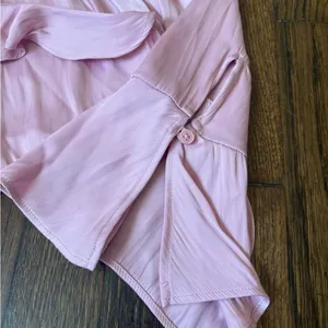 A new day pink polyester blouse size medium thumbnail 2