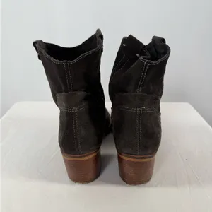 Dolce Vita Pull On Suede Boots in Chocolate‎ Brown size 10 thumbnail 4