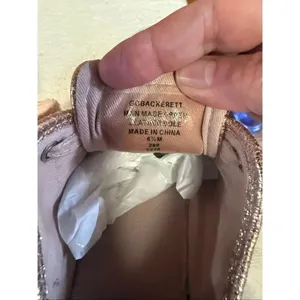 G by Guess Backerett sneakers metallic rose gold Sz 6.5 thumbnail 8