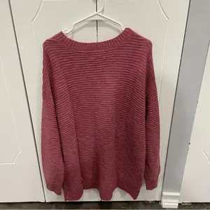 NWT Sonoma Pink Crew Neck Sweater thumbnail 2