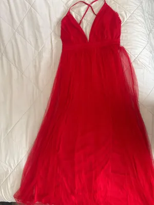Red dress Size L thumbnail 1