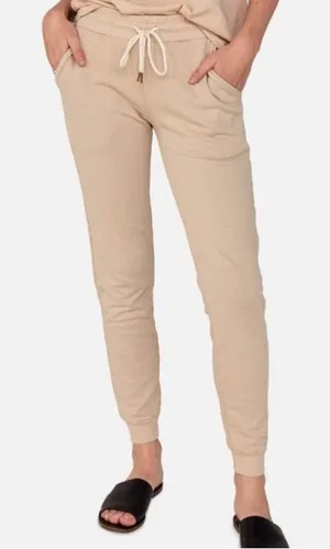 Mate The Label Organic Terry Classic Jogger Tan Small thumbnail 1
