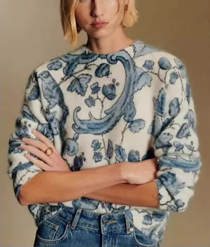 Sezane THIBAULT SWEATER - SÉZANE X ANTOINETTE POISSON M thumbnail 1