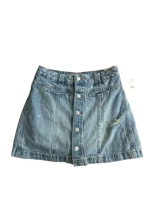 FREE PEOPLE Light Blue We The Free Denim Skort Size 27 NEW NWT thumbnail 2