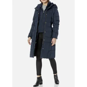 Cole Haan Signature Down Puffer Coat with Bib Size Small Blue, Retail $249 thumbnail 3