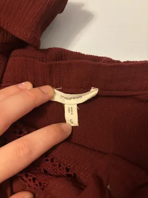 Maroon Layered Tank Top thumbnail 3