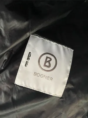 Bogner Down Filled Short Sleeved Jacket Black Size 6 thumbnail 2