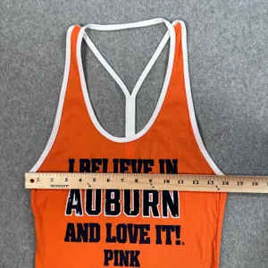 Auburn Tigers Victoria's Secret Tank Top Size Medium Racerback Sequin Y2K thumbnail 3