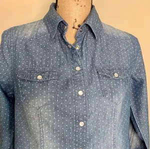 Papaya Denim Casual Shirt Size L thumbnail 3