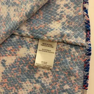 Theory Sleeveless Snakeskin Print Blouse thumbnail 4