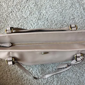 Coach Leather Handbag Purse Tote Bag Outlet Tan Beige thumbnail 3