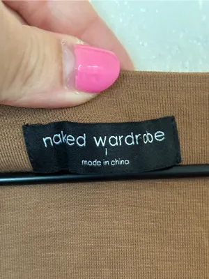 NAKED WARDROBE Long Sleeve Maxi Bodycon Dress thumbnail 4