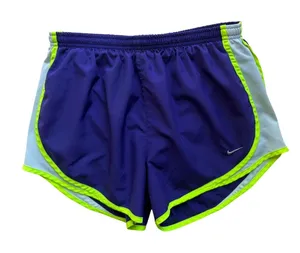 Nike Dri-FIT Tempo Running Shorts Purple Volt White Women's Medium thumbnail 1