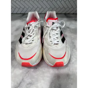 Adidas Adizero Boston 10 Women’s 9.5 White Black Solar Red Running Shoes FY4087 thumbnail 5