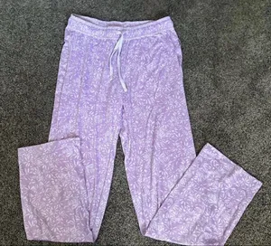 Eddie Bauer Purple Pajamas Pants Size Small 0350 thumbnail 1
