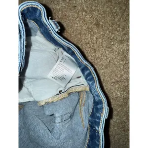 American Eagle Outfitters Shortie Denim Shorts‎ Distressed Blue Size 2 thumbnail 5