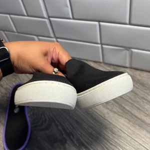 Rothy's‎ The Original Slip On Black Knit Sneakers Women's Size 5.5 thumbnail 7
