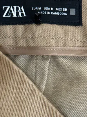 Zara Khaki Beige Dress Pants Women’s Size M / 28 thumbnail 4