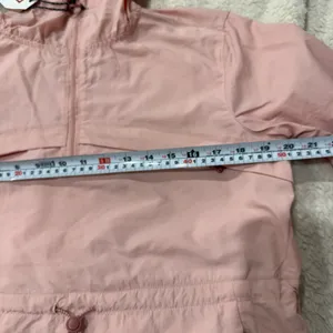 Avalanche Pink Lightweight Hooded Windbreaker Jacket • Zip Pockets • Size S thumbnail 14
