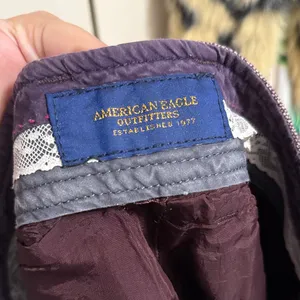 American Eagle Purple Tweed Wool Micro Mini Low Rise Y2K Shorts Academia Preppy thumbnail 5