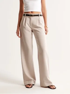 Abercrombie Sloane Low Rise Tailored Wide Leg Pants NEW thumbnail 6