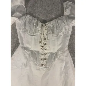 sabo skirt luxe corset vida dress Linen Cotton Xs White thumbnail 7