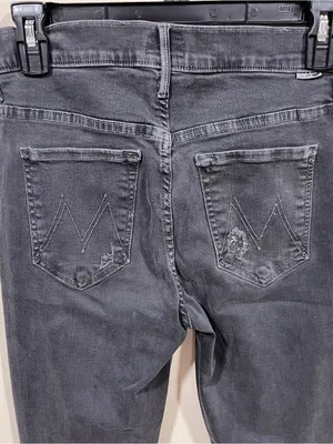 MOTHER The Stunner Zip Fly Ankle Step Fray Stretch Denim Jean Size 26 thumbnail 7