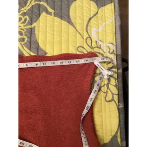 Primark One Shoulder Crinkle Rust Burnt Orange One Piece Bathing Suit XL thumbnail 4