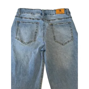 Wide Leg Bow Embroidered Jeans‎ Blue White Trendy Coquette Baggy Preppy Size 27 thumbnail 6