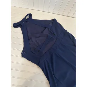 Lulus Confidently Charismatic Navy Backless Halter Dress Backless Extra Large thumbnail 5