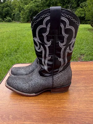J.B. Dillon Reserve Women’s 7.5B Cowboy Boots Hair-On Leather Western thumbnail 4