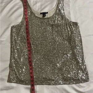 Cable & Gauge Sequin I Womens I Tank Top I Metallic thumbnail 2