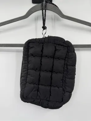 FP Movement Free People Quilted Mini Case Black Wristlet Travel Pouch thumbnail 4
