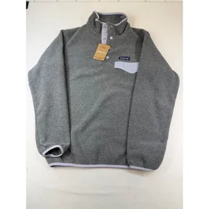 Patagonia Synchilla Lightweight Snap-T Fleece Pullover Nickel Purple Size XL NWT thumbnail 2