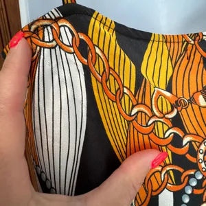 Guess Malou Cowl Satin Slip Dress S Zebra Chain Print Mini Y2K Mobb Wife‎ Bold thumbnail 6