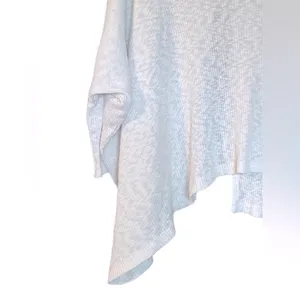 Free People Beach Top World Traveler Cowl Neck Open Back Thermal Pullover - L thumbnail 6
