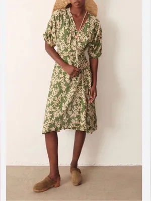 ba&sh‎ Olive Green Lady Dress size small thumbnail 2