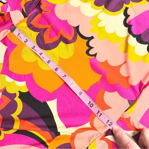 Imperfect Trina Turk retro‎ floral caftan tunic dress xs swim cover resort dress thumbnail 12