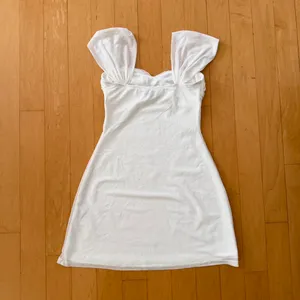Princess Polly Pemberley white mesh sleeve bodycon dress thumbnail 3