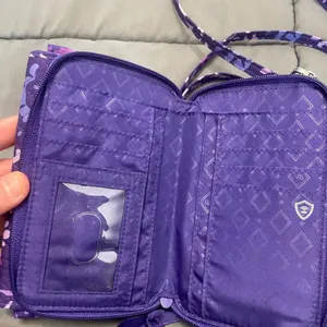 Vera Bradley 3 in 1 Crossbody Bag Purple Floral thumbnail 5